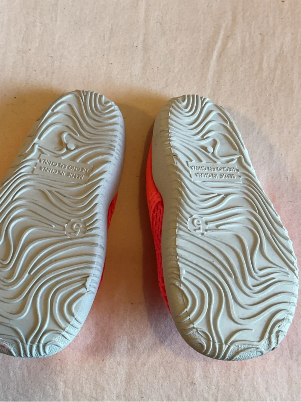 Kids Water Shoes in Bright Pink with Mermaid Accent
